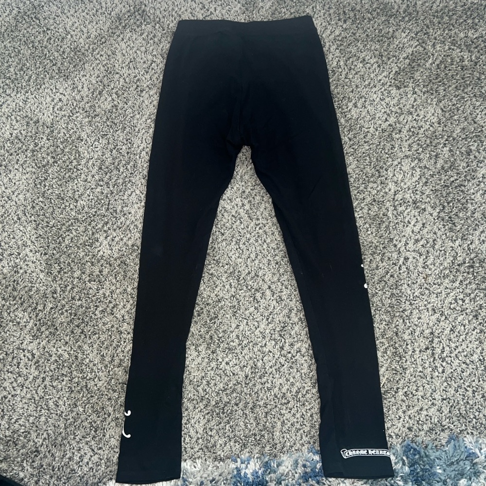 Chrome heart leggings